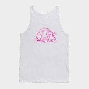 dino_017-pink Tank Top